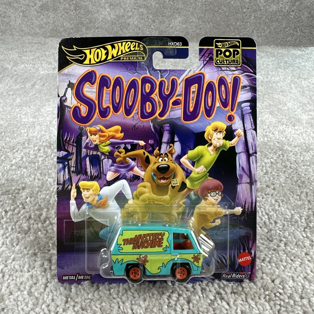 Hot Wheels Premium The Mystery Machine Scooby-Doo Van Pop Culture Car 1:64 C1